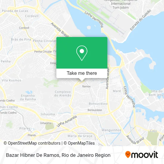 Bazar Hibner De Ramos map