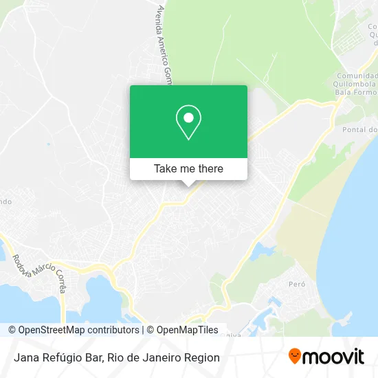 Jana Refúgio Bar map