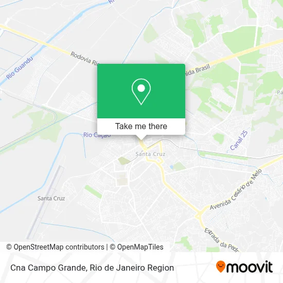 Cna Campo Grande map
