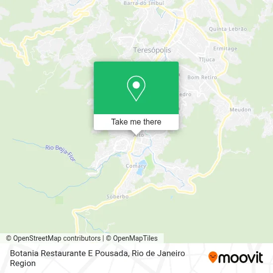 Botania Restaurante E Pousada map