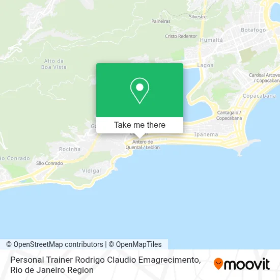 Personal Trainer Rodrigo Claudio Emagrecimento map