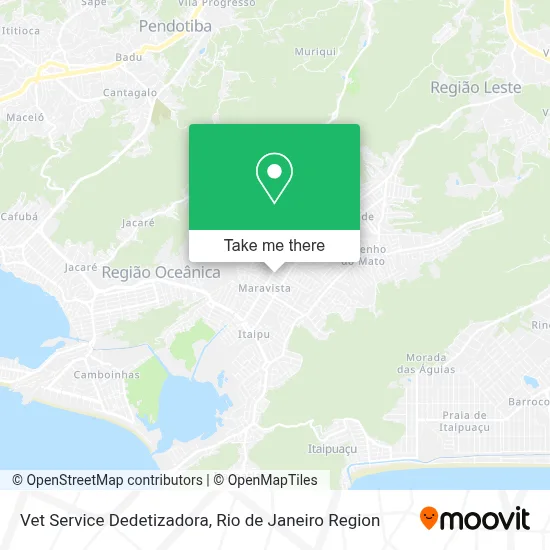 Vet Service Dedetizadora map