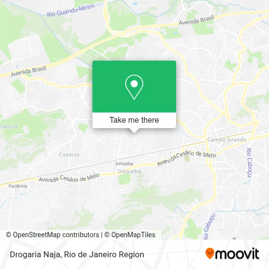 Drogaria Naja map