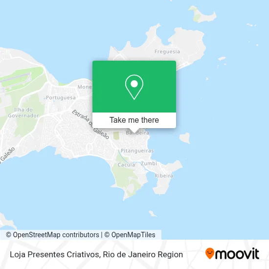 Loja Presentes Criativos map