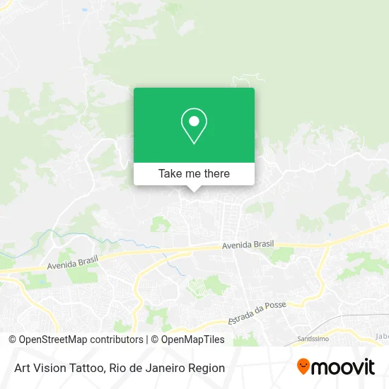 Art Vision Tattoo map