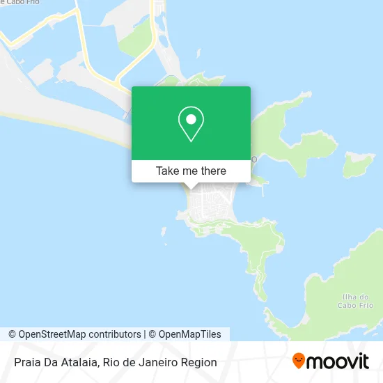 Praia Da Atalaia map