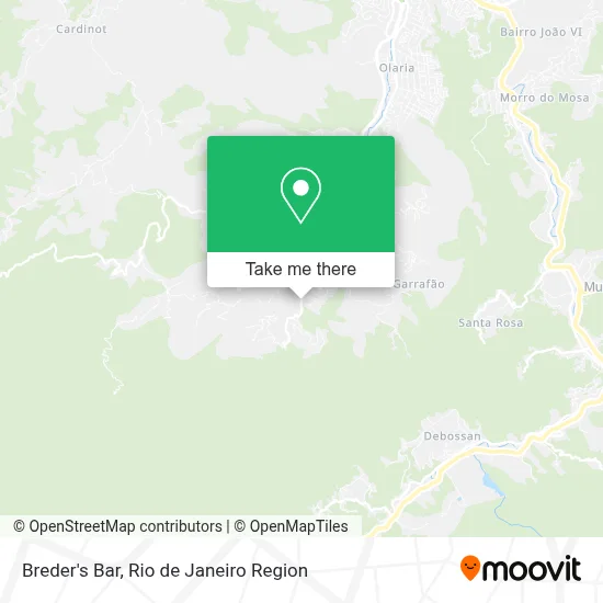 Breder's Bar map