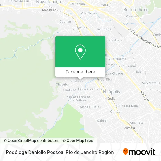 Podóloga Danielle Pessoa map