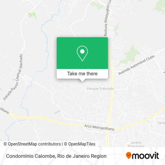 Condominio Calombe map