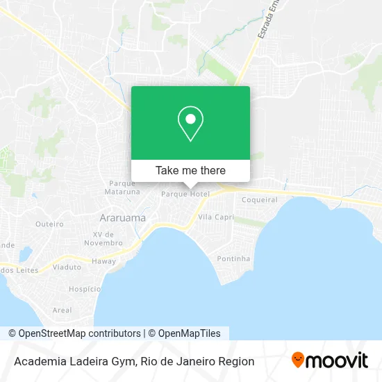 Academia Ladeira Gym map