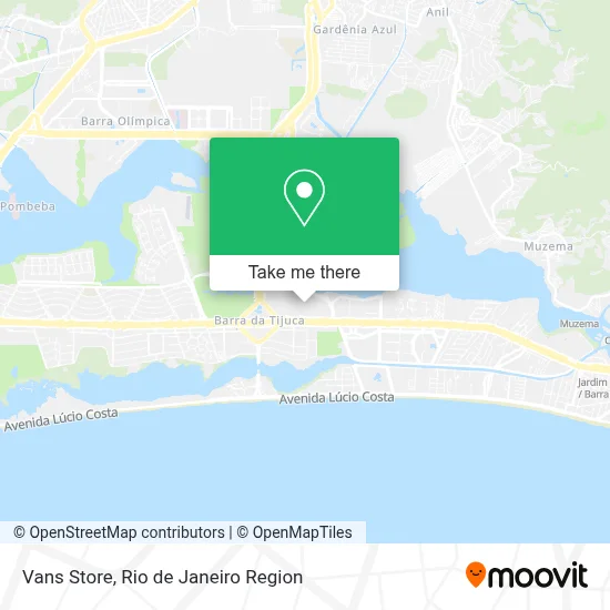 Vans Store map