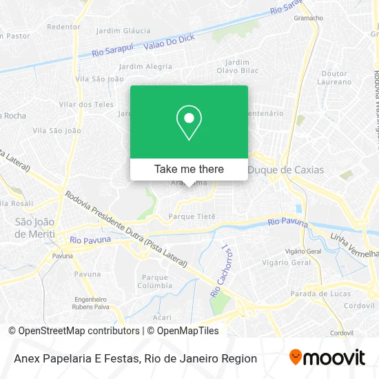 Anex Papelaria E Festas map
