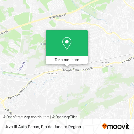 Jrvc III Auto Peças map