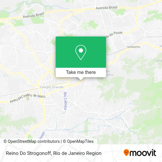 Reino Do Strogonoff map