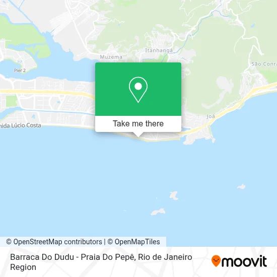 Barraca Do Dudu - Praia Do Pepê map