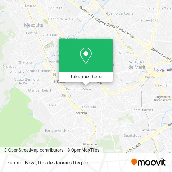 Peniel - Nrwl map