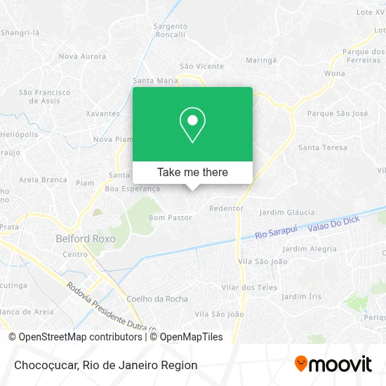 Chocoçucar map