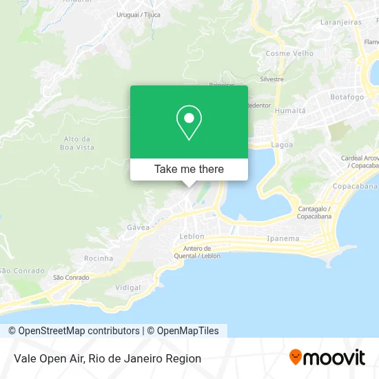 Vale Open Air map