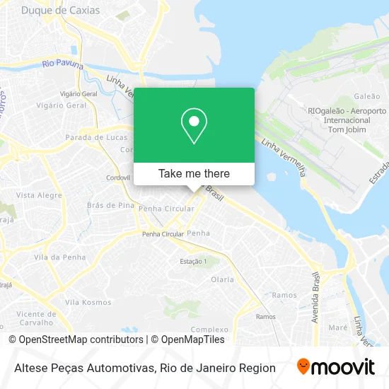 Altese Peças Automotivas map