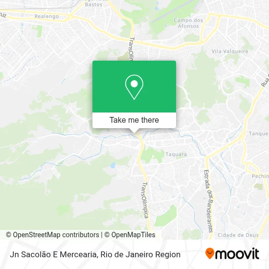 Jn Sacolão E Mercearia map