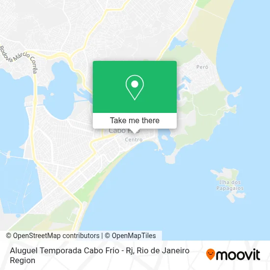 Aluguel Temporada Cabo Frio - Rj map
