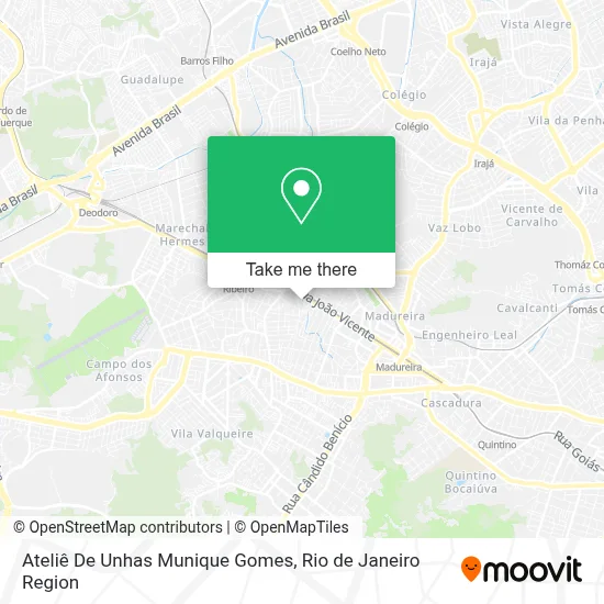 Ateliê De Unhas Munique Gomes map