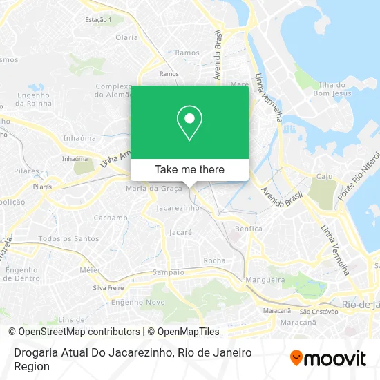 Drogaria Atual Do Jacarezinho map