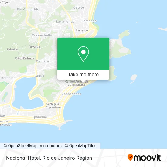 Hotel Nacional map