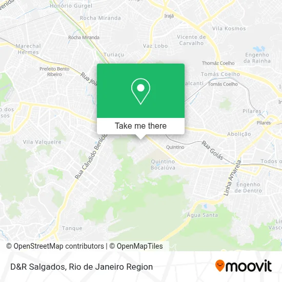D&R Salgados map