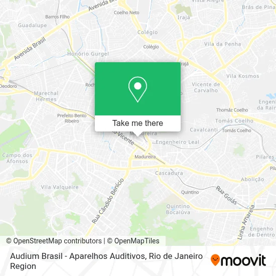 Audium Brasil - Aparelhos Auditivos map