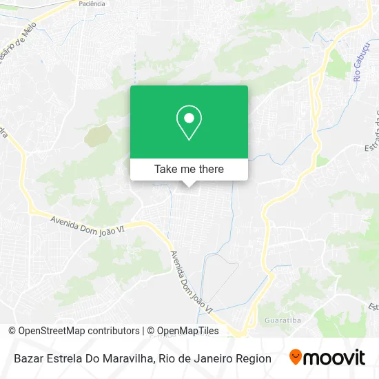 Bazar Estrela Do Maravilha map