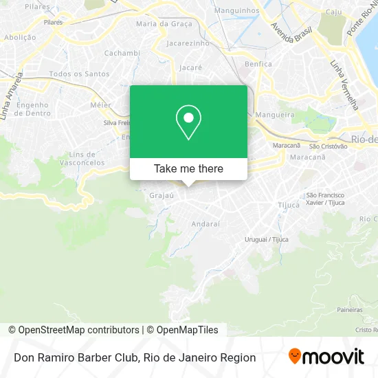 Don Ramiro Barber Club map