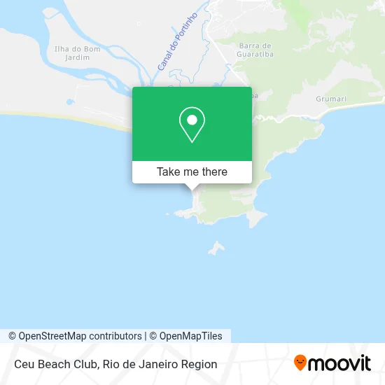 Ceu Beach Club map