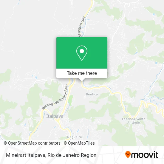Mineirart Itaipava map