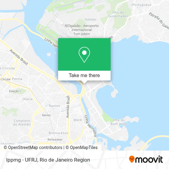 Ippmg - UFRJ map
