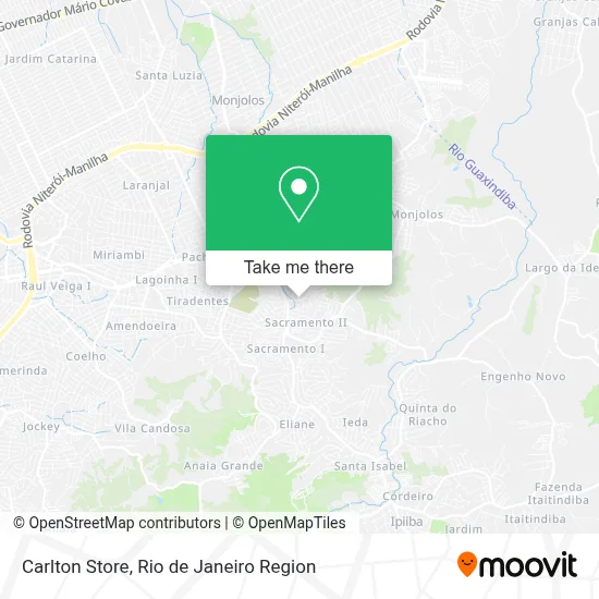 Carlton Store map