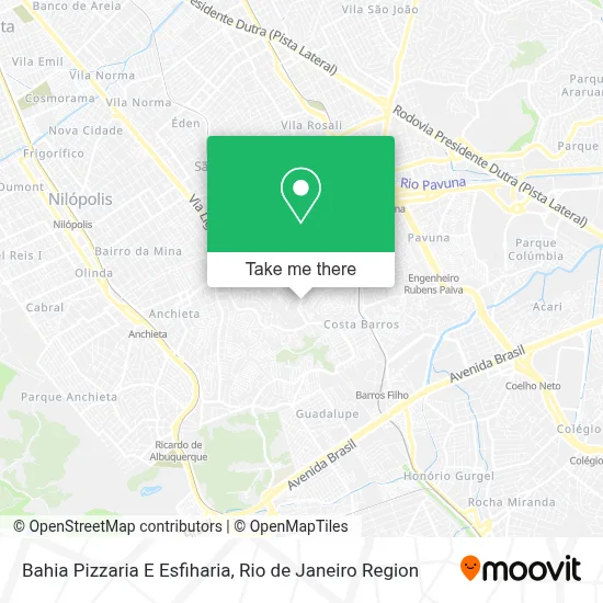 Bahia Pizzaria E Esfiharia map