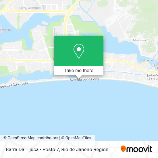 Barra Da Tijuca - Posto 7 map