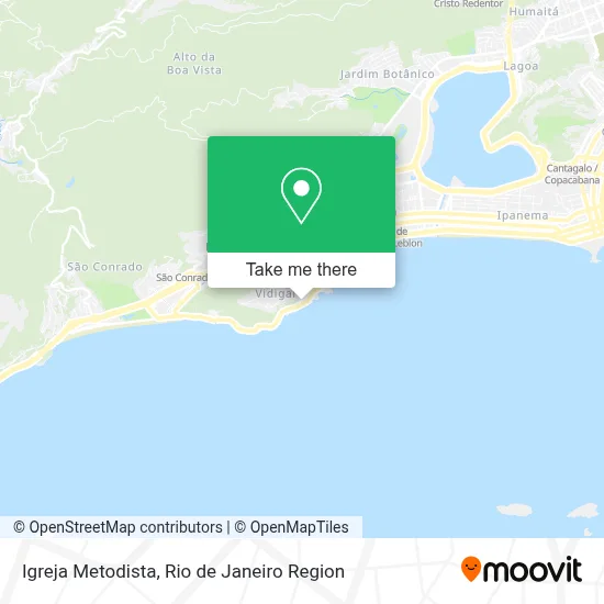 Igreja Metodista map