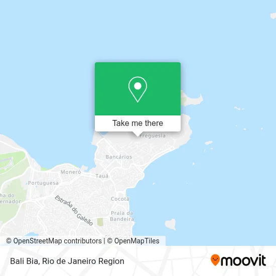 Bali Bia map