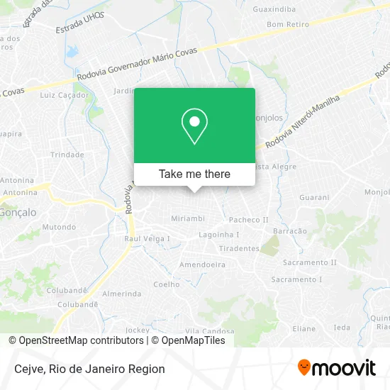 Cejve map