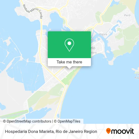 Hospedaria Dona Marieta map
