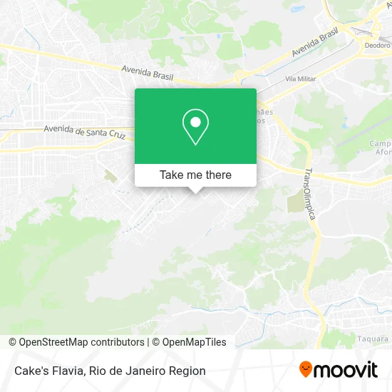 Cake's Flavia map