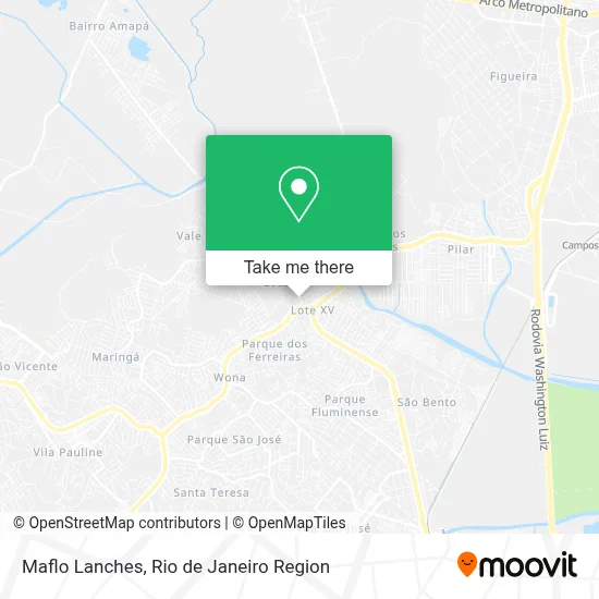 Maflo Lanches map