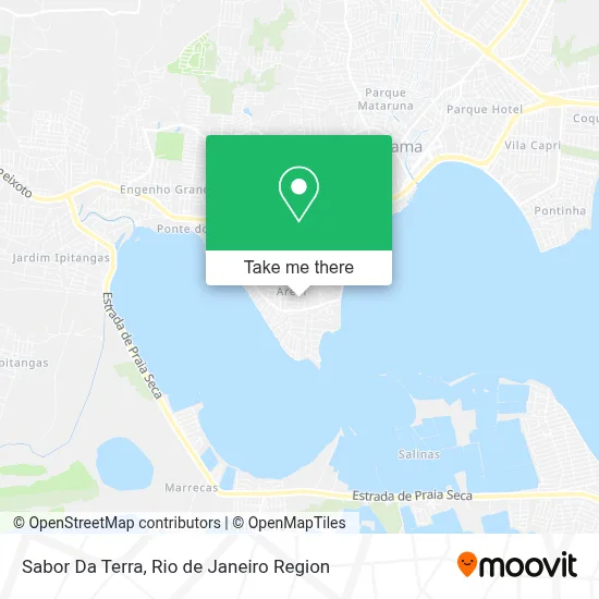 Sabor Da Terra map