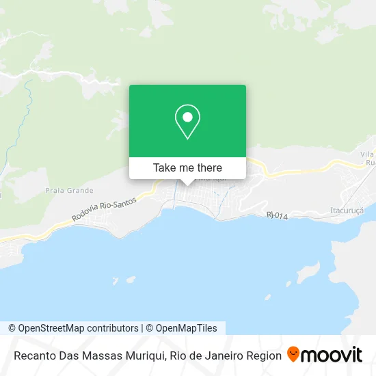 Recanto Das Massas Muriqui map