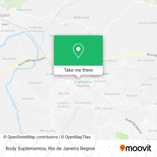 Body Suplementos map