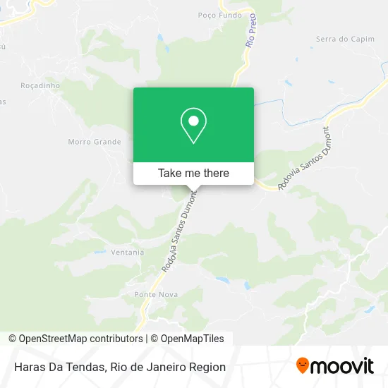 Haras Da Tendas map