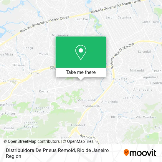 Distribuidora De Pneus Remold map