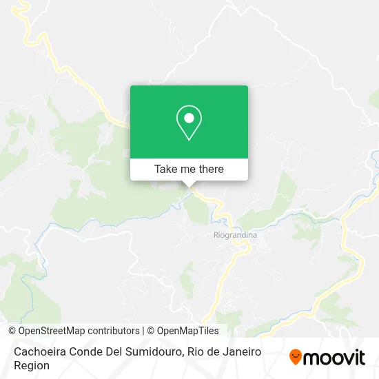 Cachoeira Conde Del Sumidouro map